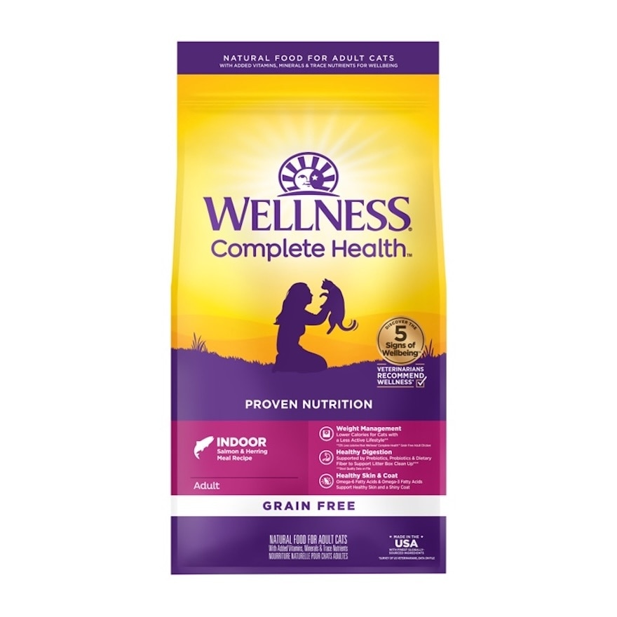 Complete Health Grain Free 無穀物室內貓魚類配方 (11.5lbs) 貓乾糧 成貓 09207 image