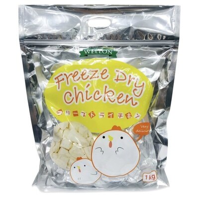 WELLON - 100% 日式冷冻脱水鸡肉 (1kg) 猫犬小食 - 威龙