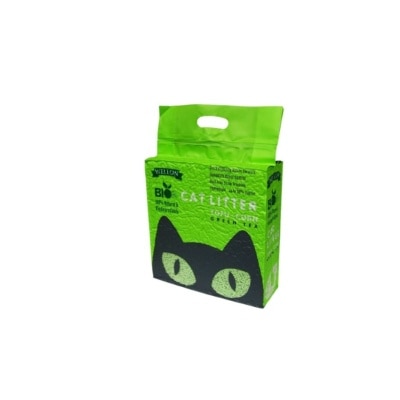 WELLON - 豆腐粟米猫砂 (绿茶味) (6L/2.5kg) - 威龙