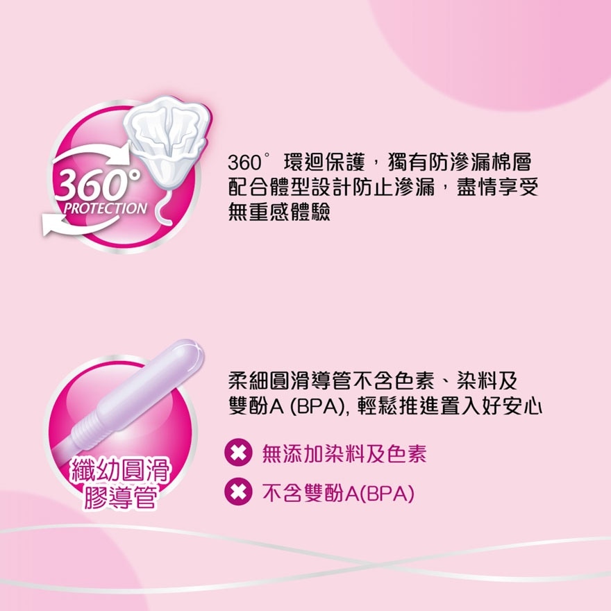 Playtex 柔滑型卫生棉条 混合装 18's