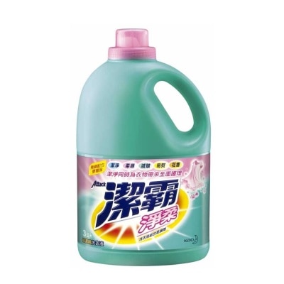 ATTACK Attack Softener-In Conc. Liquid Detergent 3L