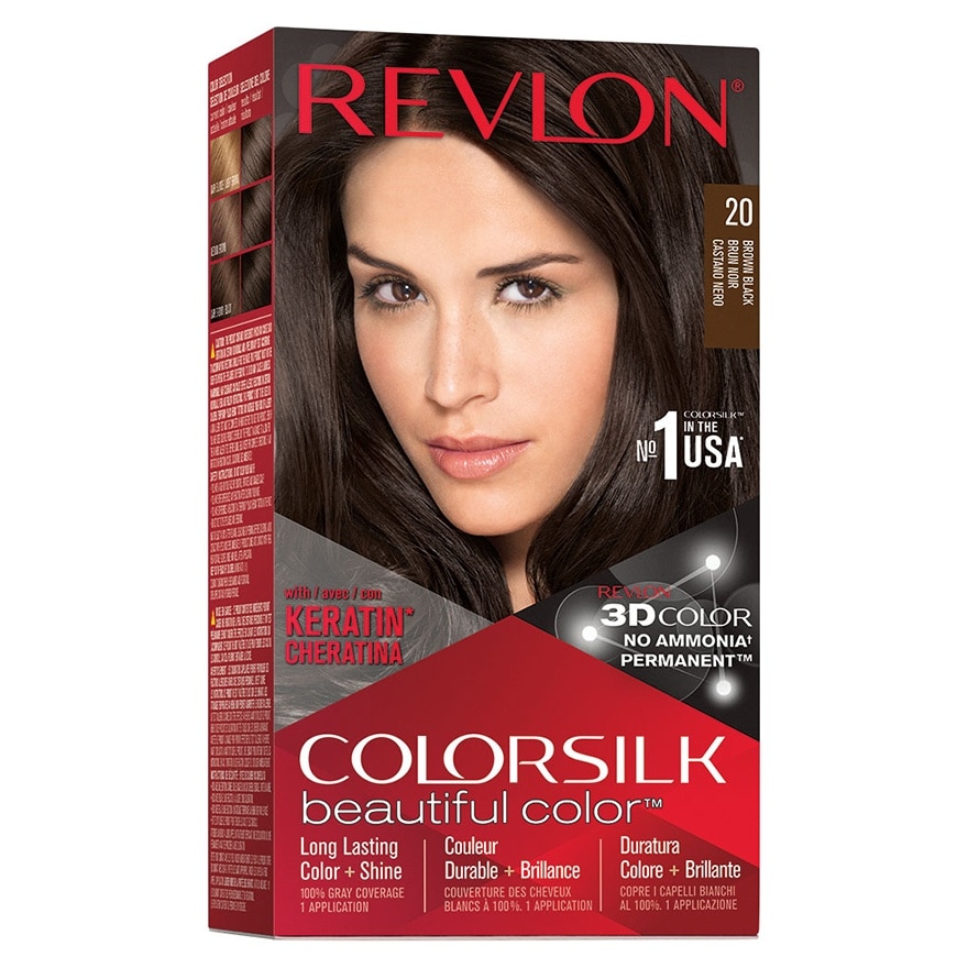 REVLON 麗然染髮劑20棕黑色