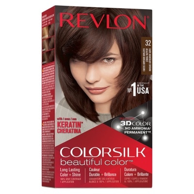 露華濃麗然 REVLON 麗然染髮劑32深酒红棕色