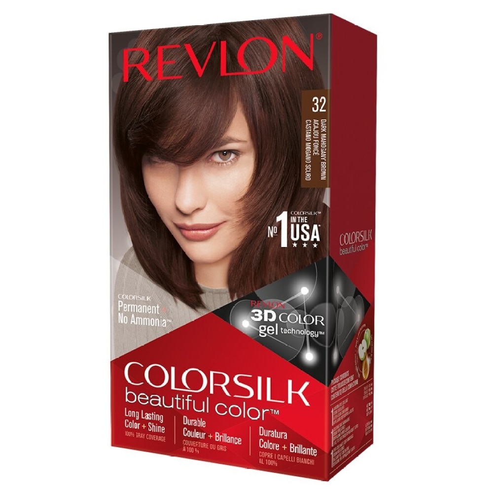 REVLON-COLORSILK 麗然染髮劑-酒紅褐色32