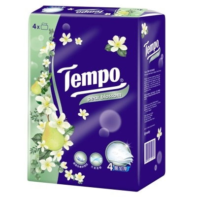 TEMPO Tempo Softpack Pear Blossom 4ply tissue 4s