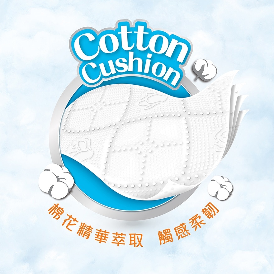 倩絲 4層壓花卷紙單卷裝(蘋果白蘭花清香) [原箱27卷]