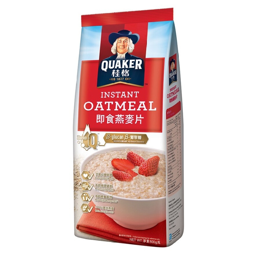 Quaker Instant Oatmeal Foil 800g