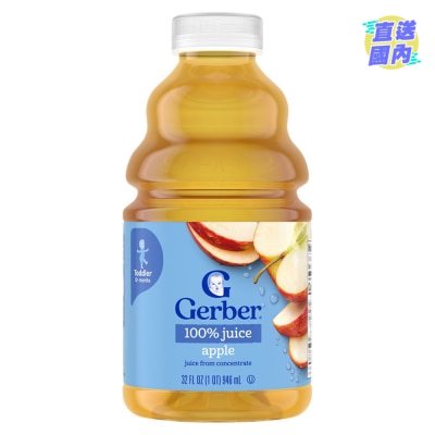 GERBER GERBER 100% Juice Apple 6x32 oz US