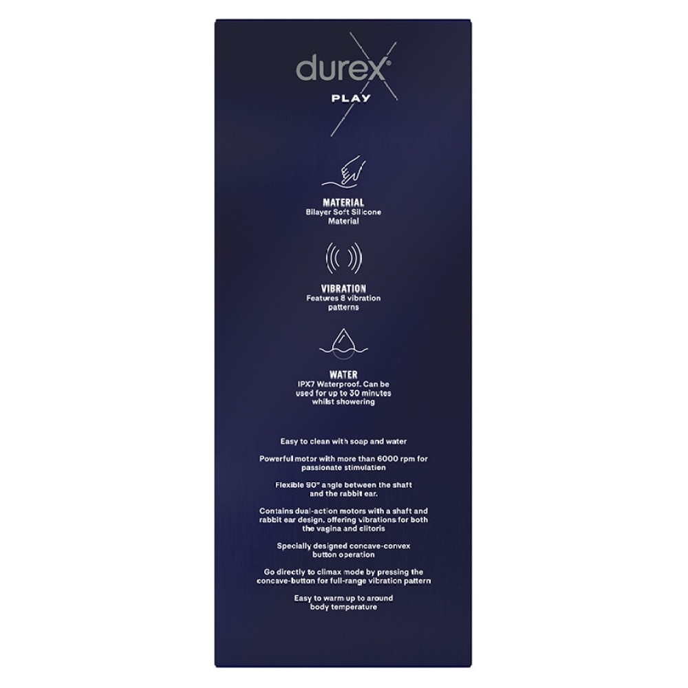 粉紅兔耳 雙頭震動按摩棒