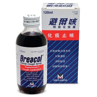 BREACOL BREACOL CHESTY COUGH SYRUP 120ML