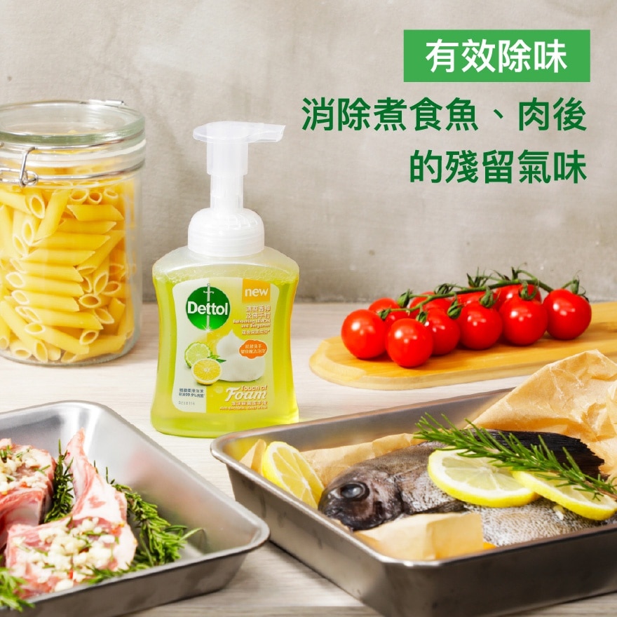 清爽香柠及佛手柑泡沫洁手液250ML