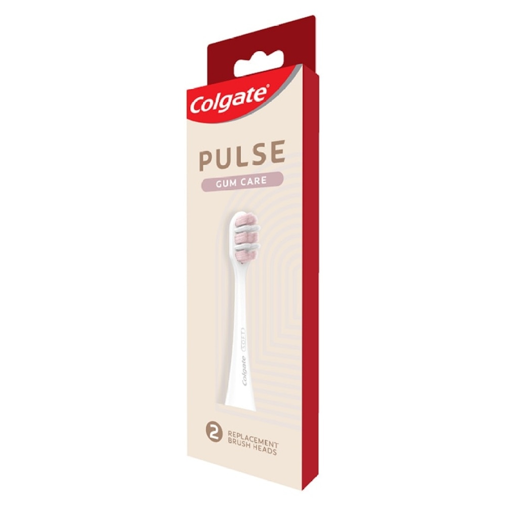 Colgate Pulse Sonic Electric Toothbrush Gum Care Refills 2s