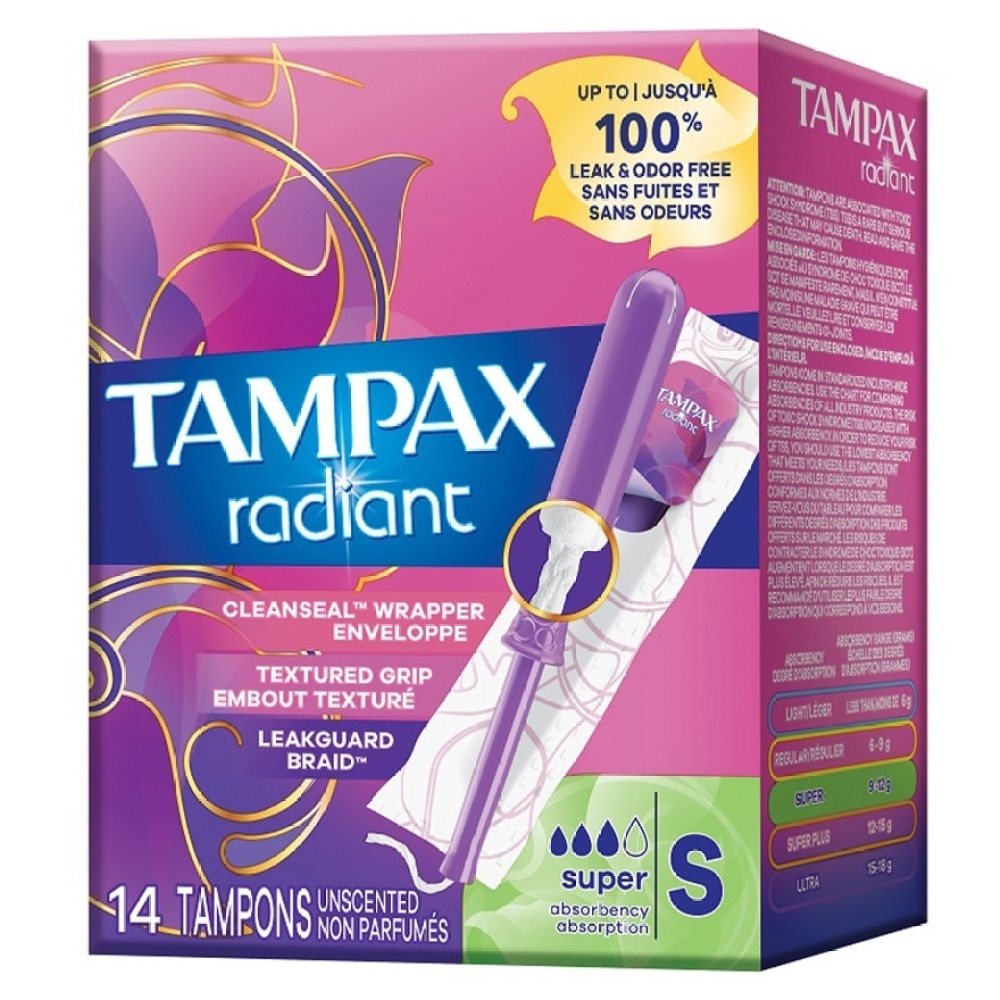 TAMPAX TAMPON SUPER FLOW 14 PS 