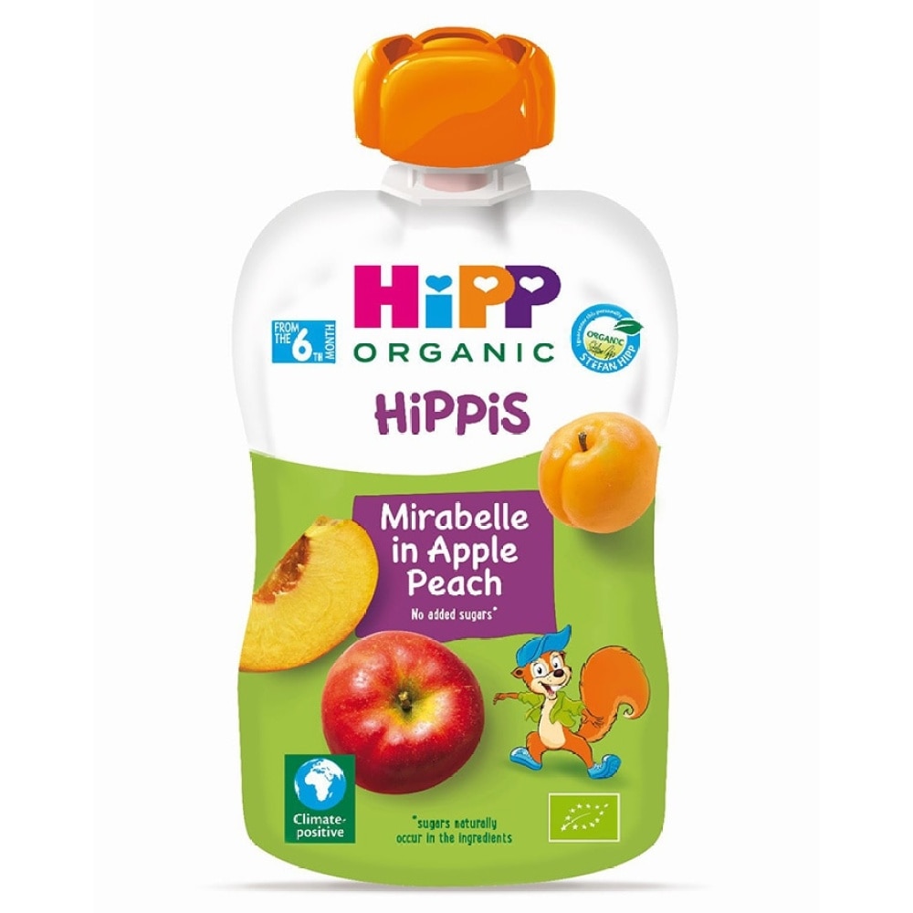 HiPP Organic Mirabelle in Apple Peach