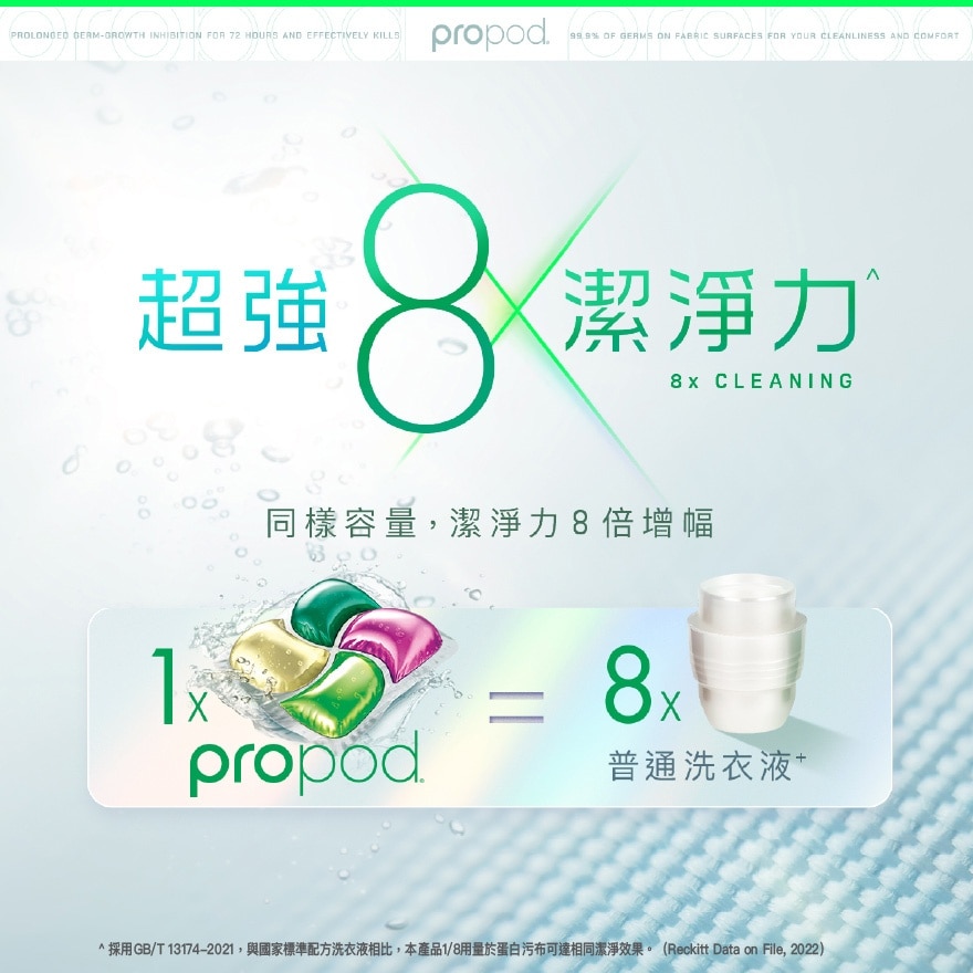 滴露 propod™ 全能抗菌洗衣旋珠 （森林淡香） 56颗