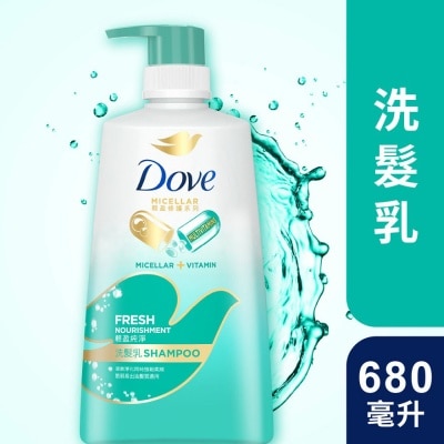多芬 - 多芬洗髮乳680毫升 - 輕盈純淨 (新舊包裝 及 中國泰國產地版本 隨機發送)