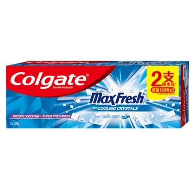 COLGATE 高露潔冰凉薄荷牙膏160g孖裝