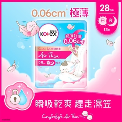 高潔絲 AIR THIN 28CM 極薄 13片 image