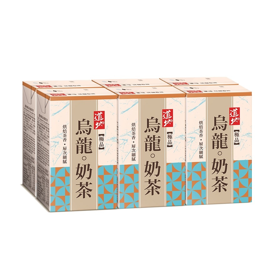道地极品乌龙奶茶250毫升6包装 image