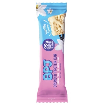 BPJ BPJ Crunchy Protein Bar 55g - Vanilla Flavour
