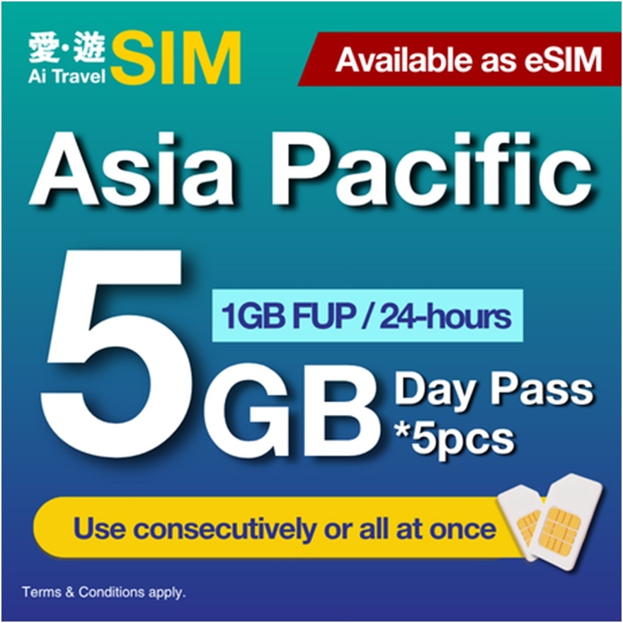 5日亚太区5GB FUP