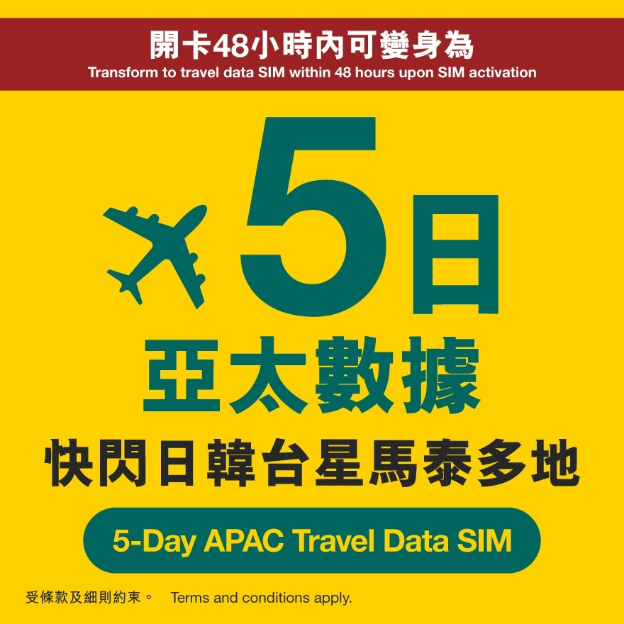 香港50GB FUP / 30天 (连1,500通话分钟) image