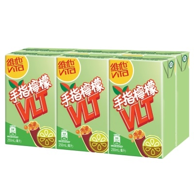 维他 - 維他大紅袍手指檸檬檸檬茶飲品250毫升6包裝 image