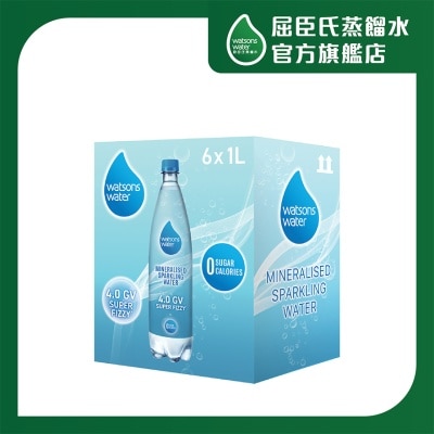 屈臣氏 - 礦物質有氣水 1L (6支)