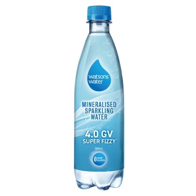 屈臣氏蒸餾水 礦物質有氣水 500mL