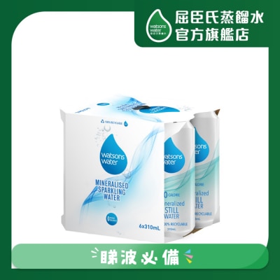 屈臣氏 - 矿物质有气水 310mL (6罐)