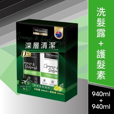 TRESEMME - TRESemme 洗護髮套裝(940+940)毫升 - 深層清潔
