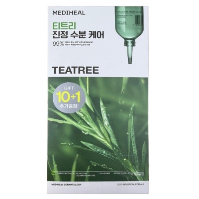 美迪惠尔 - 美迪惠尔 茶树焕颜特强舒缓精华水库面膜 10+1片 image