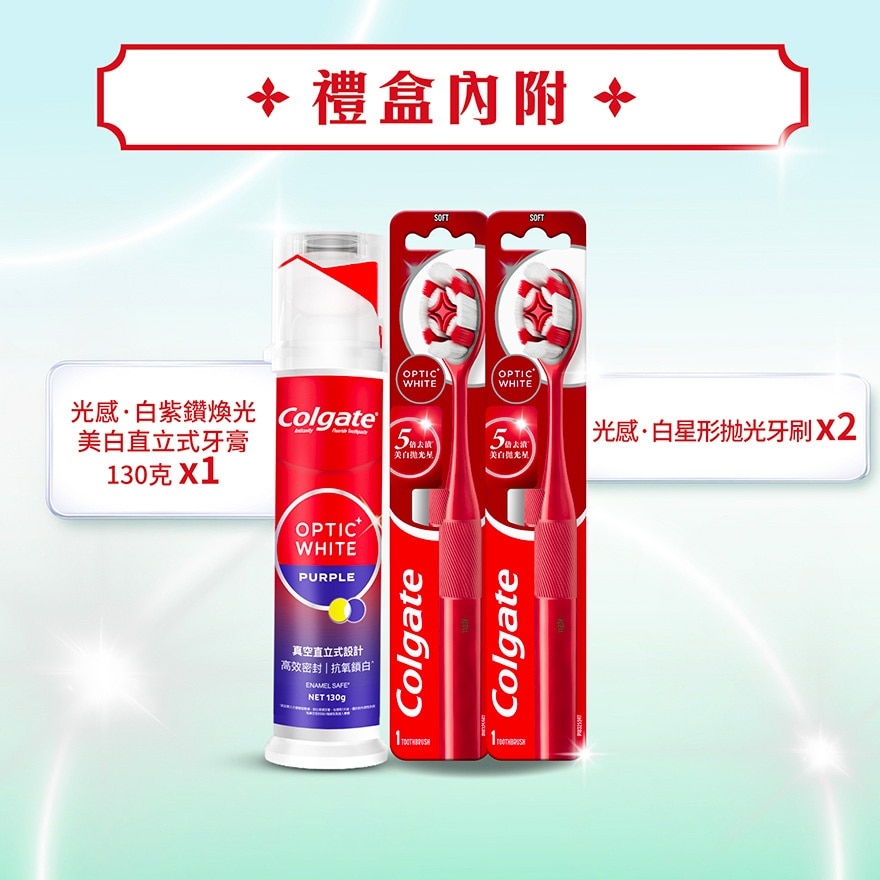 Colgate Optic White ASW Group 185th Anniversary Limited Gift Box