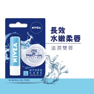 NIVEA妮维雅 妮維雅水份补湿润唇膏4.8克