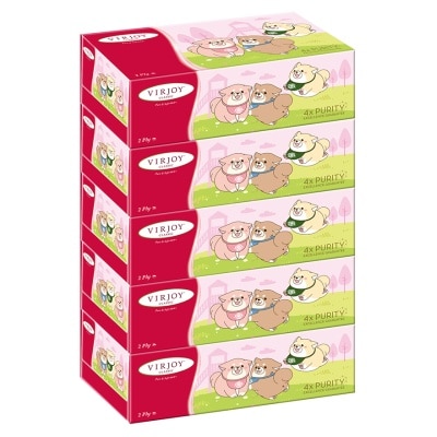 VIRJOY 唯潔雅 經典系列盒裝面紙[5盒] LINE FRIENDS  (新舊包裝隨機發送)