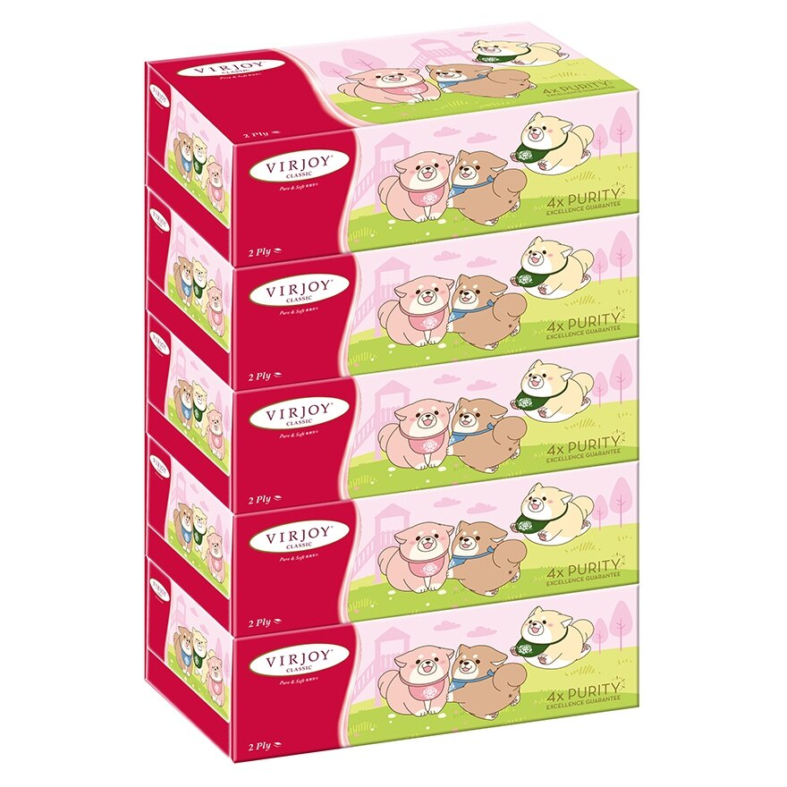 唯洁雅 经典系列盒装面纸[5盒] LINE FRIENDS  (新旧包装随机发送)