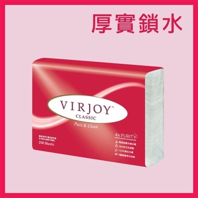 VIRJOY 唯潔雅 經典系列三摺式抹手紙