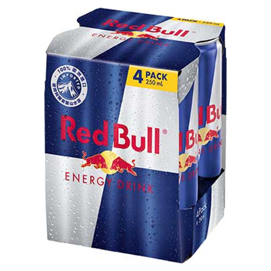 Red Bull Energy Drink 250 ML (4 Pack)