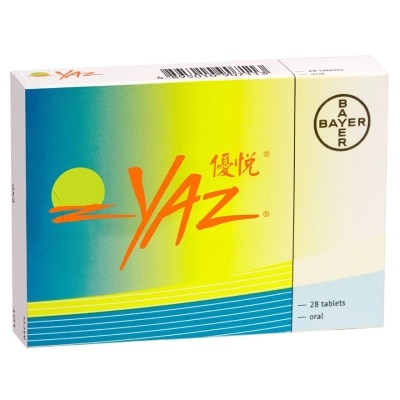 BAYER YAZ Contraceptive Pills 28 Tablets