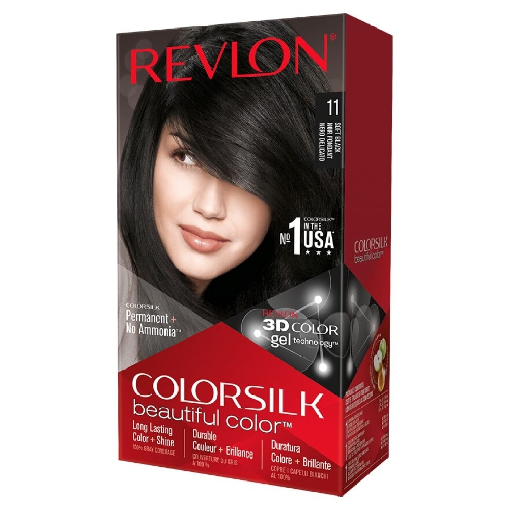 REVLON-COLORSILK 麗然染髮劑-柔黑色11