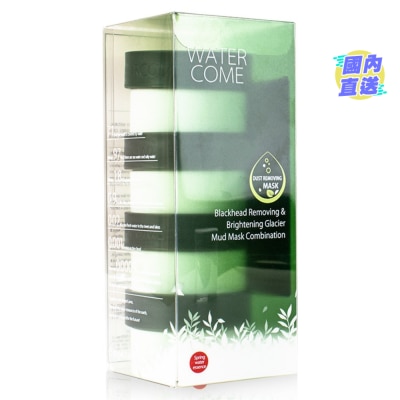 WATER COME 去黑頭亮膚冰河泥膜組合40G*4