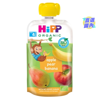 喜寶 HiPP 喜寶有機蘋果香梨香蕉唧唧裝