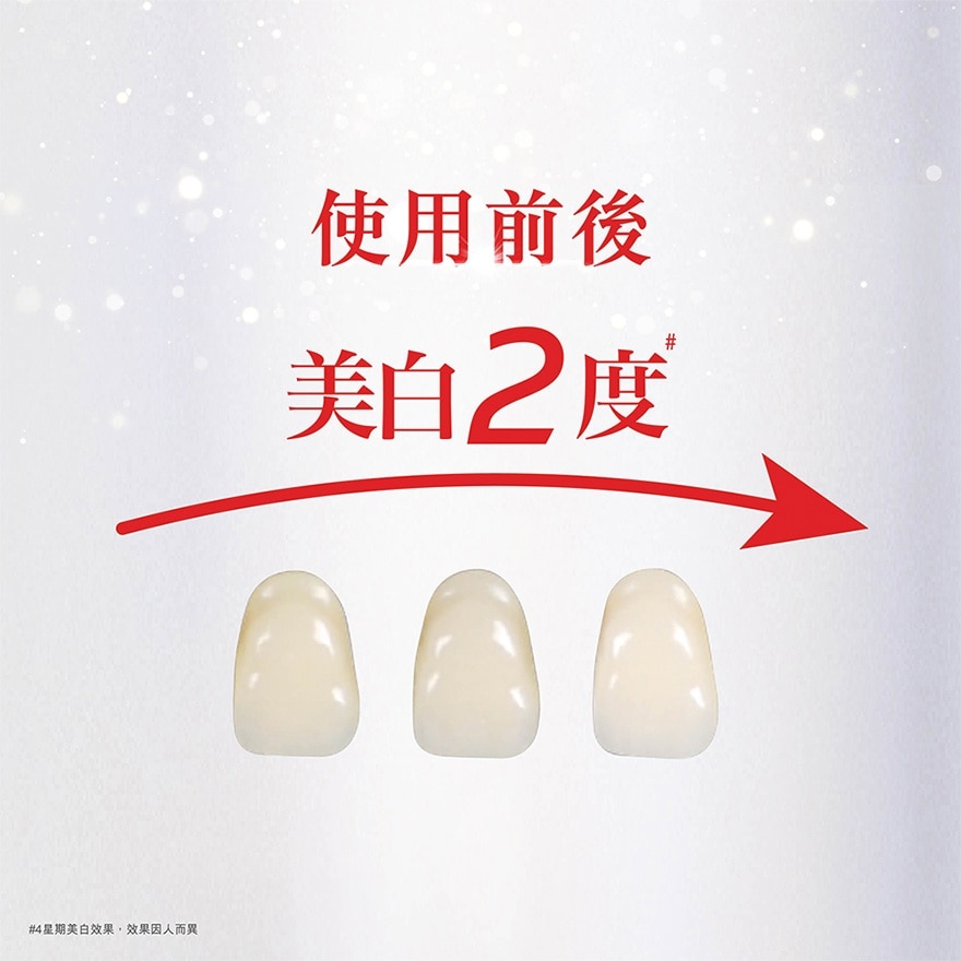 [牙医专用美白成份 阻截牙渍 不伤珐琅质] 光感白白金持久美白牙膏 85克
