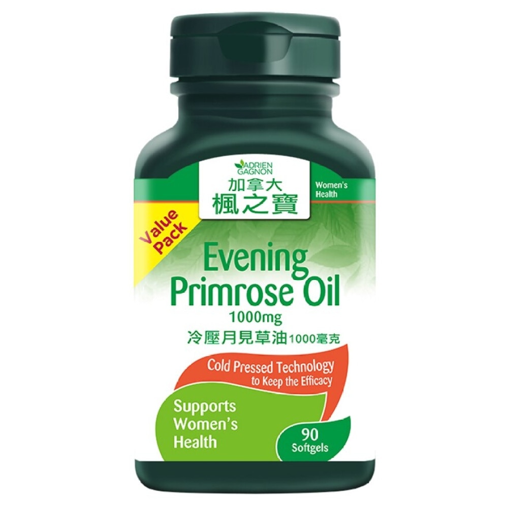 ADRIEN GAGNON Evening Primrose Oil 1000 mg (90 Softgels) Health foods