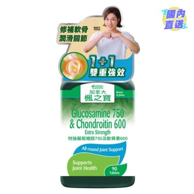 ADRIEN GAGNON Glucosamine 750 & Chondroitin 600 Extra Strength(90 Tablets)