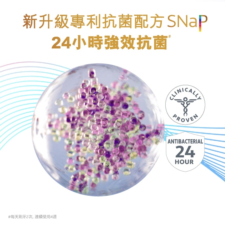 全效備長炭深層潔淨12小時抗菌牙膏 (新舊包裝隨機發送)