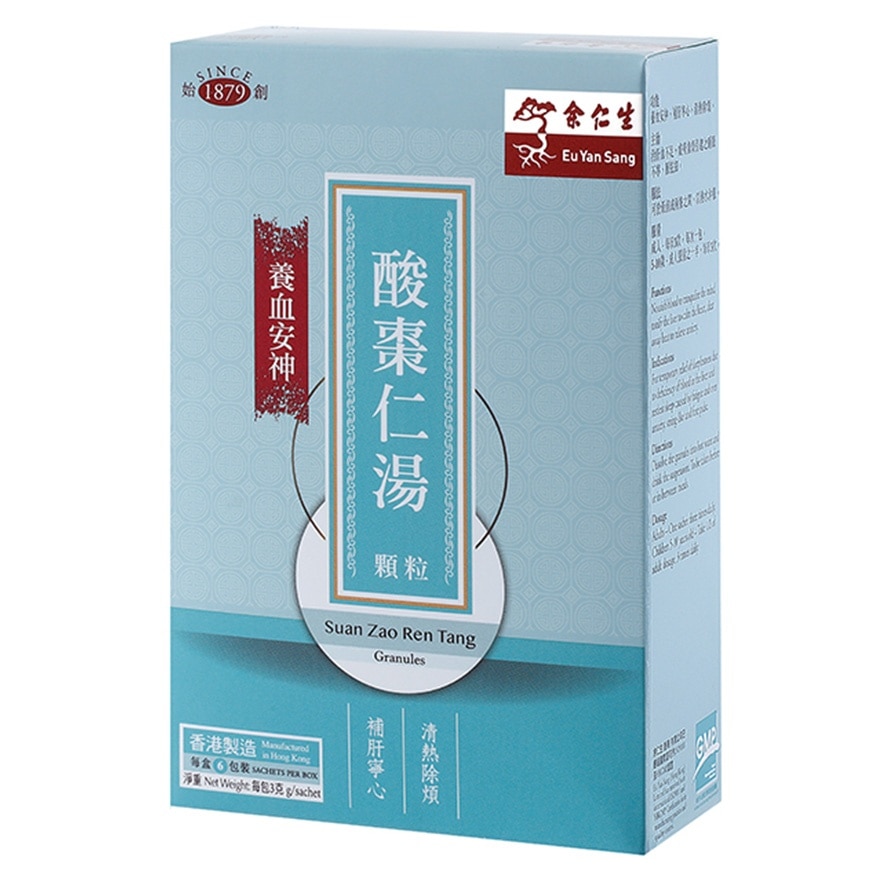 酸棗仁湯顆粒(每盒6包)