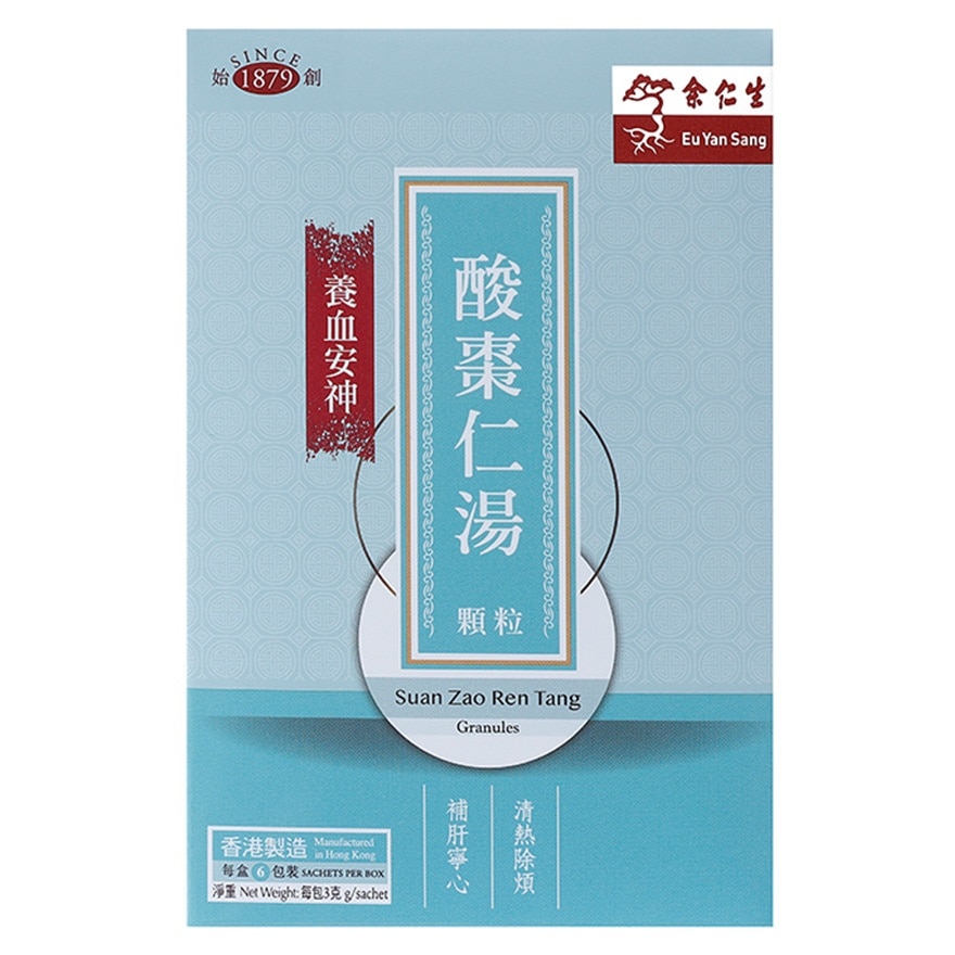 酸棗仁湯顆粒(每盒6包)