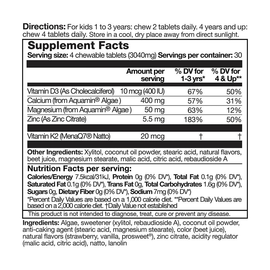 LIFE NUTRITION 兒童鈣多多 (120粒)