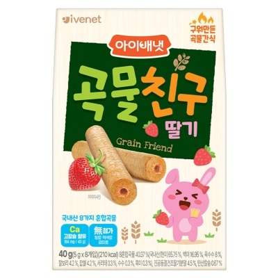 IVENET Ivenet Bebe Grain Friend Snack (Strawberry) 5g x 8